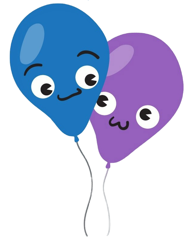 balão sorrindo